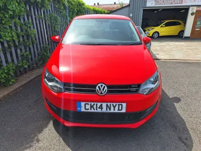Used VW Polo Edition 85 HP (62 kW) 2014 Red Hatchback