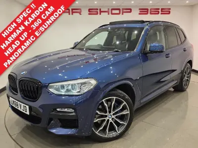 Used BMW X3 M Sport 190 HP (139 kW) 2018 Blue SUV