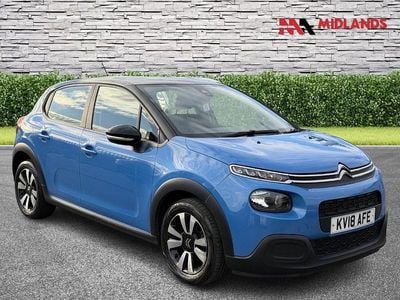 Used Citroën C3 Feel 2018 Blue Hatchback