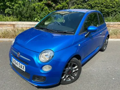 Used Fiat 500 S 85 HP (62 kW) 2014 Blue Hatchback