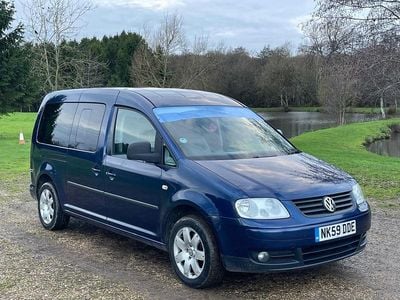 Usado VW Caddy Maxi Life Life 2009 Azul Monovolume