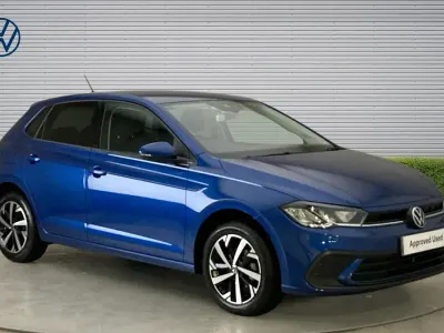 New VW Polo Match 95 HP (69 kW) 2026 Blue Hatchback