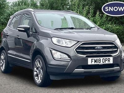 Used Ford Ecosport Titanium 125 HP (91 kW) 2018 Grey SUV