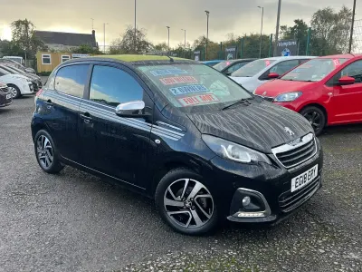 Used Peugeot 108 Collection 72 HP (52 kW) 2018 Black Hatchback