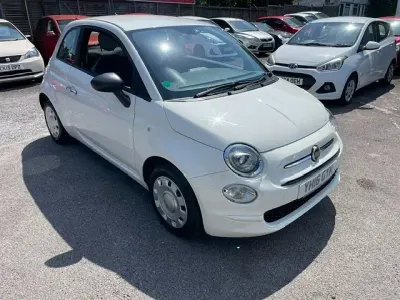 Used Fiat 500 Pop 69 HP (50 kW) 2016 White Hatchback