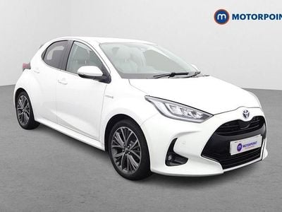 Used Toyota Yaris Hybrid 2021 White Hatchback