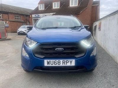 Used Ford Ecosport ST-Line 125 HP (91 kW) 2018 Blue SUV