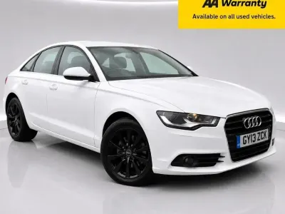 Used Audi A6 2013 White Sedan