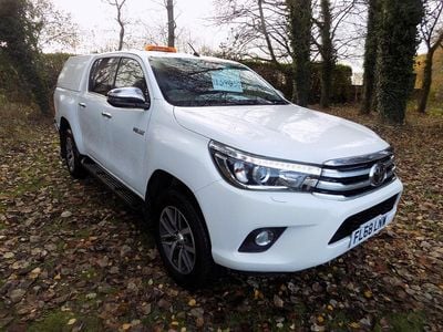 White Used 2018 Toyota HiLux Pickup | £19,995 (Fair price)