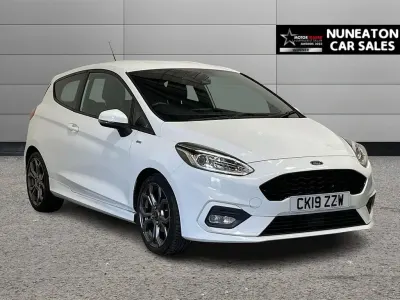 Used Ford Fiesta ST-Line 100 HP (73 kW) 2019 White Hatchback