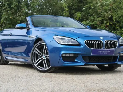 Used BMW 640 Cabriolet M Sport 2018 Blue Cabriolet
