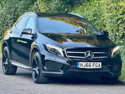 Used Mercedes GLA220 AMG line 177 HP (130 kW) 2016 Black SUV