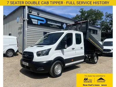 Used Ford Transit 130 HP (95 kW) 2021 White Cabriolet