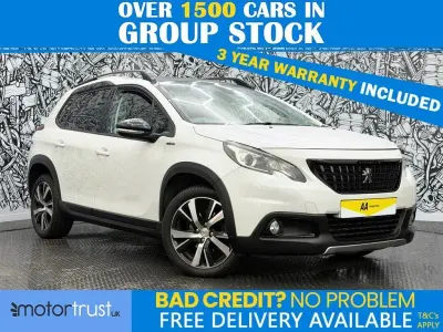Used Peugeot 2008 GT-line 110 HP (80 kW) 2016 White SUV