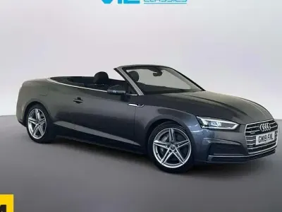 Used Audi A5 Cabriolet S-Line 286 HP (210 kW) 2018 Grey Cabriolet