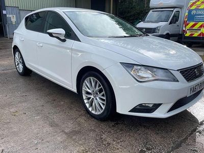 Used Seat Leon SE Dynamic 110 HP (80 kW) 2018 White Hatchback