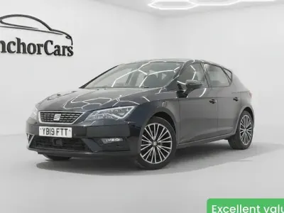 Used Seat Leon XCELLENCE Lux 150 HP (110 kW) 2019 Black Hatchback