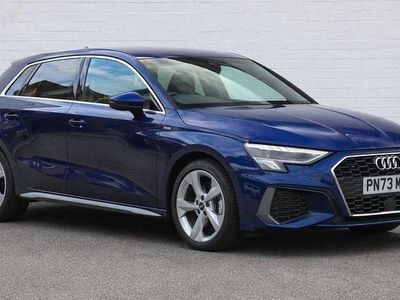 Used Audi A3 S-Line 2023 Blue Sedan
