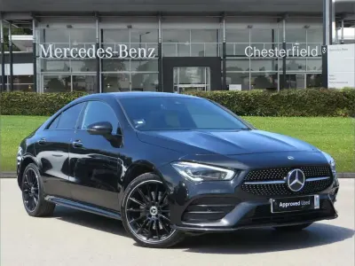 Used Mercedes CLA250 AMG Line Premium Plus 214 HP (157 kW) 2023 Black Coupe