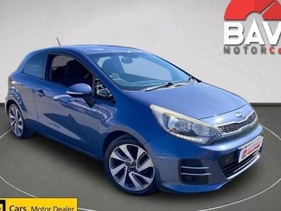 Used Kia Rio 89 HP (65 kW) 2015 Blue Hatchback