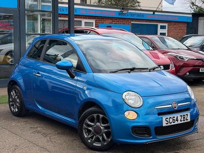 Used Fiat 500 S 69 HP (50 kW) 2014 Blue Hatchback