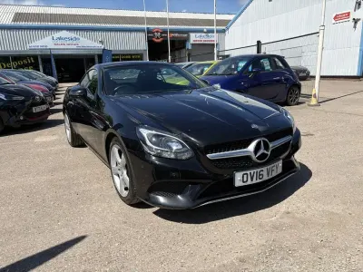 Used Mercedes SLC200 184 HP (135 kW) 2016 Black Cabriolet