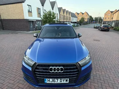 Used Audi Q7 S-Line 2017 Blue SUV