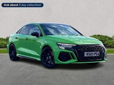 Used Audi RS3 Sport 400 HP (294 kW) 2022 Green Sedan