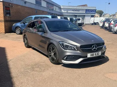 Used Mercedes CLA200 AMG line 136 HP (100 kW) 2017 Grey Estate