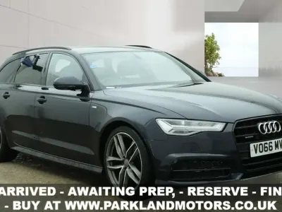 Used Audi A6 Black Edition 190 HP (139 kW) 2016 Blue Estate