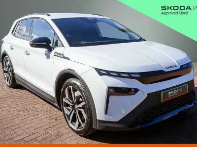 Used Skoda Elroq SportLine 210 kW (286 HP) 2025 Moon white metallic SUV