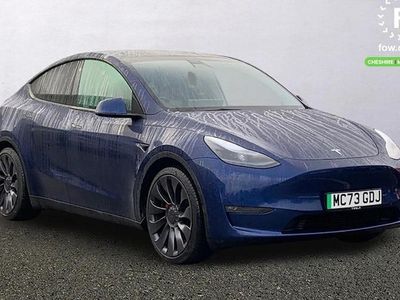 Blue Used 2023 Tesla Model Y Performance SUV | £31,999 (Expensive)