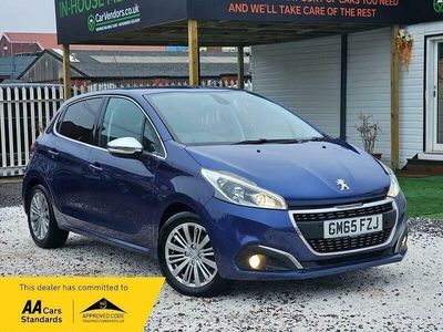 Used Peugeot 208 Allure 2015 Blue Hatchback