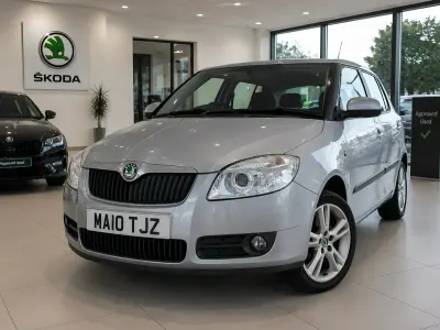 Used Skoda Fabia 105 HP (77 kW) 2010 Blue Hatchback
