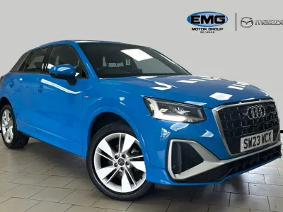 Used Audi Q2 S-Line 150 HP (110 kW) 2023 Blue SUV