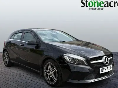 Used Mercedes A180 Premium 109 HP (80 kW) 2017 Black Hatchback