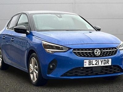 Used Vauxhall Corsa Elite 101 HP (74 kW) 2021 Blue Hatchback