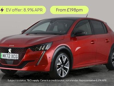 Red Used 2022 Peugeot e-208 GTi Hatchback | £12,906 (Fair price)