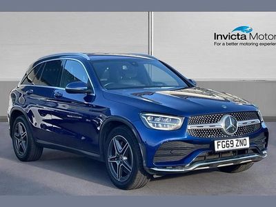 Used Mercedes GLC220 AMG line 191 HP (140 kW) 2019 Blue SUV