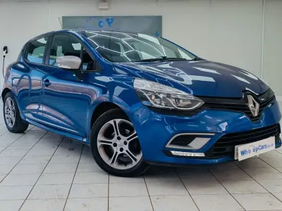 Begagnad Renault Clio IV Dynamique 90 HK (66 kW) 2017 Blå Halvkombi