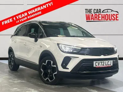Used Vauxhall Crossland Ultimate 110 HP (80 kW) 2022 White SUV