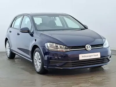 Used VW Golf VII S 115 HP (84 kW) 2018 Blue Hatchback
