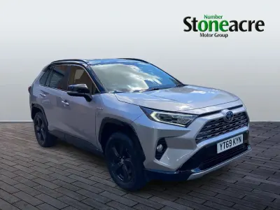 Used Toyota RAV4 Hybrid 218 HP (160 kW) 2019 Silver SUV