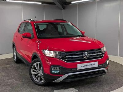 Used VW T-Cross SE 110 HP (80 kW) 2021 Red SUV