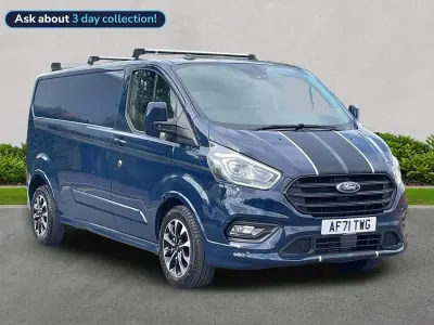 Used Ford Transit Custom Sport 185 HP (136 kW) 2021 Blue Van