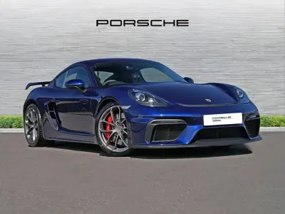 Used Porsche Cayman GT4 414 HP (304 kW) 2020 Blue Coupe