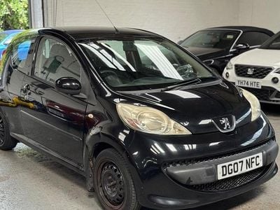Black Used 2007 Peugeot 107 Hatchback | £1,495 (Expensive)