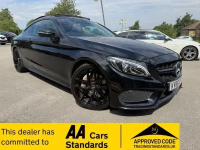 Used Mercedes C300 AMG Line Premium Plus 2016 Black Coupe