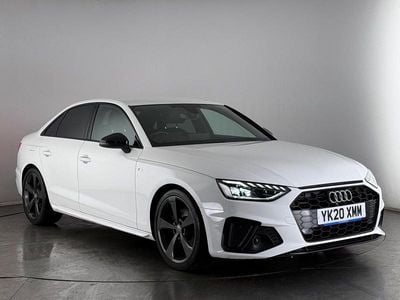 Used Audi A4 Black Edition 190 HP (139 kW) 2020 White Sedan