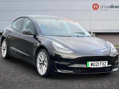 Black Used 2021 Tesla Model 3 Long Range AWD Sedan | £17,820 (Fair price)